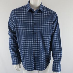 UNTUCKit Long Sleeve Button Up‎ Shirt Mens L Blue
